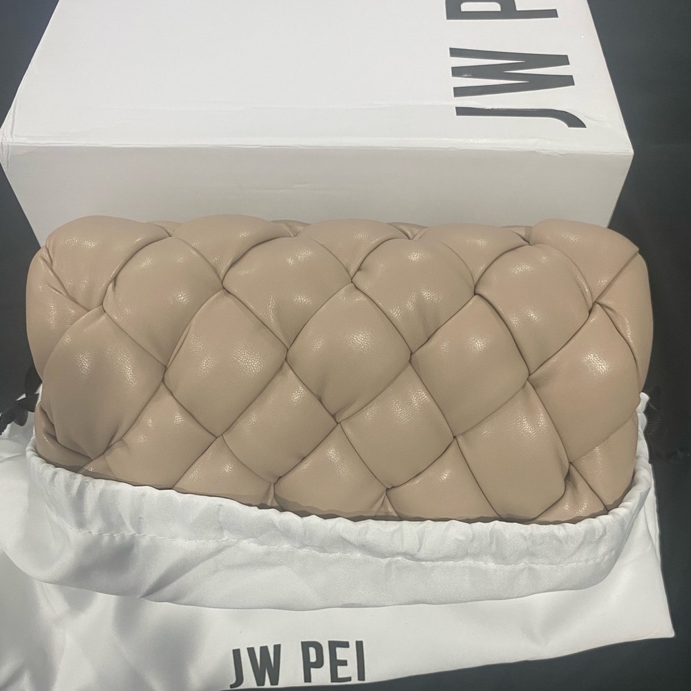 JW PEI Almond Quilted Maze Bag
